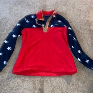 Simply southern patriotic pullover